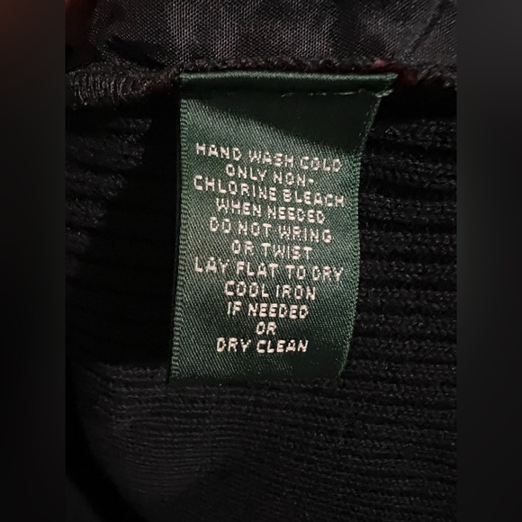 Ralph Lauren Black Knit Cardigan - Picture 5 of 5
